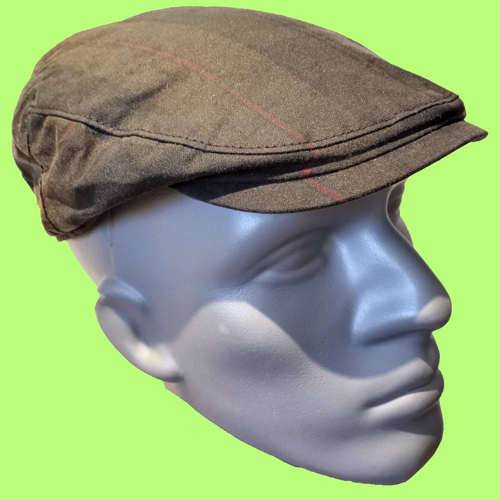 HARTSIDE Tartan Waxed Cap HS183 in IONA - PICK YOUR SIZE